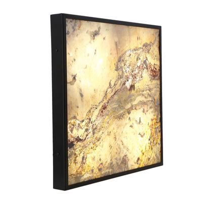 Luxan ceiling lamp 49x49 black 48w led 4000k led indian autumn