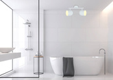 Lampă de perete/plafon alb 2xE27 Azuro 92-63250