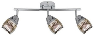 Bandă de perete 3X10W E14 LED crom MILTON 93-61294