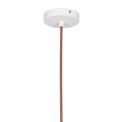 Hanging ceiling lamp 1X60W E27 openwork white BENE 31-70593
