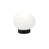 STONES lampă de masă neagră 20cm 1x40W E27 abajur alb 41-35219