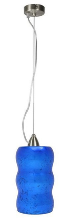 Blaue Glaspendelleuchte Trilogy 31-00500