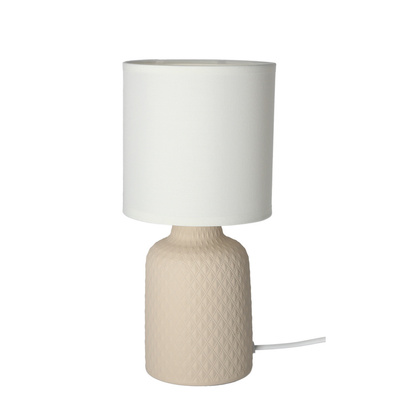 Tischlampe aus beigem Keramik-Nachttisch Iner 41-79879