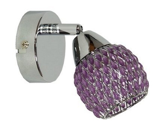 Wall lamp sconce 1X40W G9 violet CLEAR 91-06905