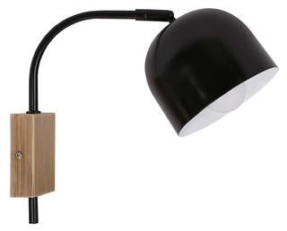 Wall lamp black wall lamp 40W E27 adjustable Rupi Candellux 21-76687