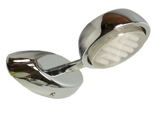 Wall lamp sconce 1X9W chrome VISION 91-31207