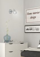 Lampa ścienna kinkiet 1X40W G9 chrom BOMBOLA 91-70289