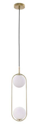 Cordel porte-à-faux 2x28w g9 laiton