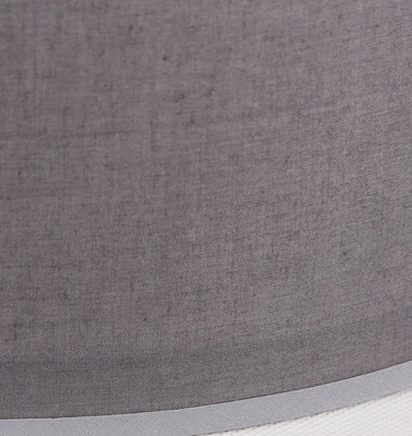 Lampa wisząca z abażurem Kioto szara 40 cm nowoczesna do salonu