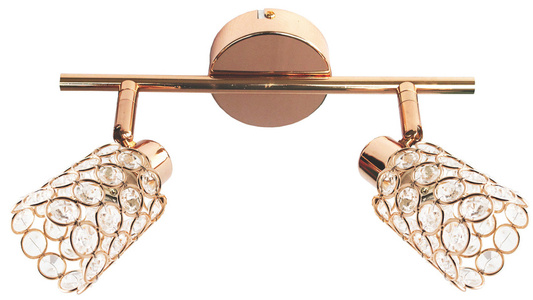 Applique lamelle 2xG9 laiton YORK 92-70104