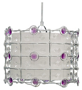 Hanging ceiling lamp 1X40W E27 violet SENECA 31-02976