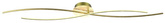 Goldene LED-Deckenleuchte 100x18cm Zakynthos Apeti A0019-120