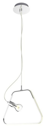 lampa sufitowa wisząca candellux apeti ikaria E27 led+12w led chromowy4000k