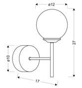 Wandleuchte Chrom Wandleuchte Best 21-72832