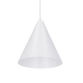 Hängelampe weiß E27 Kegel Voss Ledea 50101178