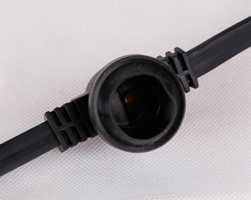 Lichterkette für den Außenbereich, 5 m, Abstand 0,25 m, 20 x 10 W, schwarzes Kabel, Candellux 2570173