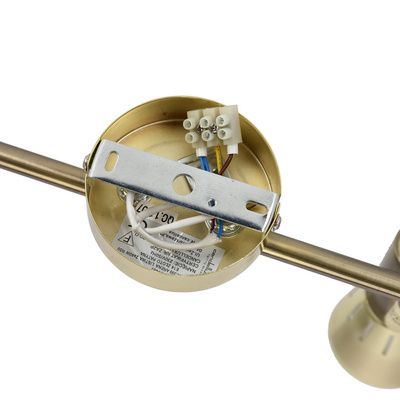 Wall lamp Candellux Arena 92-84487 E14 strip gold patina