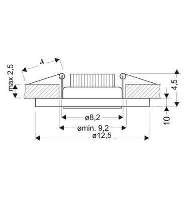 Deckenleuchte rund weiß LED SSP-26 Candellux 2273693