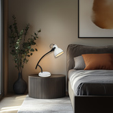 Table lamp white black slanted Zumba 41-72085