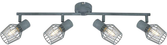 Deckenwandleuchte 4X40W E14 grau VIKING 94-68033