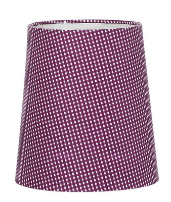 Lampenschirm lila mit Punkten E14 Parilla 77-20109
