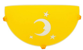 Ceiling lamp for children wall lamp moon yellow 11-30149