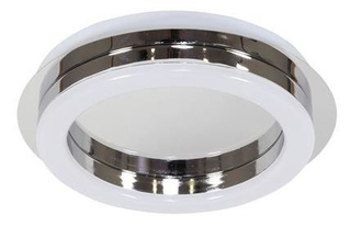 12W round chrome LED ceiling lamp Pemonte 98-44976