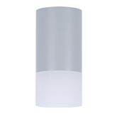 Lampe tube en saillie Gris avec verre dépoli pour ampoule GU10 Candellux 2273686