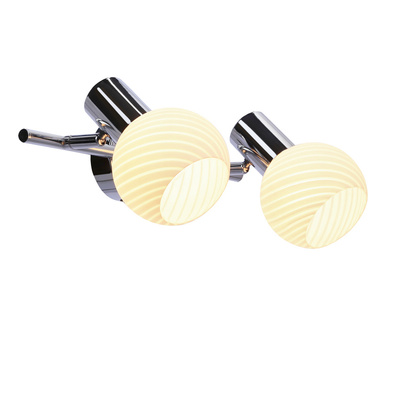 Candellux Turno 92-94202 wall lamp, E14 chrome strip