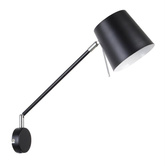 Rotary wall lamp matt black adjustable E27 40W Killy 21-73914