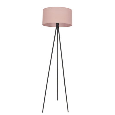 SHANTI floor lamp black 1x40W E27 pink shade 51-38715