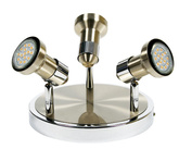 Plafoniera plafon 3X50W GU10 sat nichel-crom ARKON 98-60051