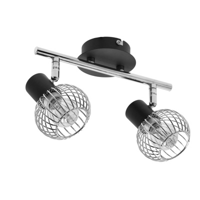 Wall lamp candellux oslo 92-61843 e14 black/chrome