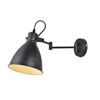Black adjustable wall lamp 1xE27 Espera 21-85238