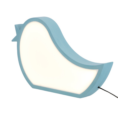 BIRD LED TABLE LAMP FOR CHILDREN IQ KIDS BLUE