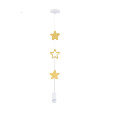 lampă suspendată stele 1x20w E27 iq kids gold