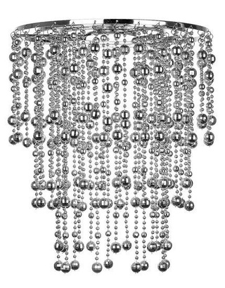Chromlampenschirm mit E27-Kristallen Roni Candellux 77-84620