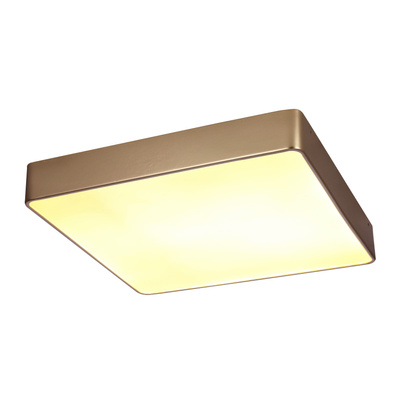 LED ceiling light QUATTRO golden pearl square with glass shade modern ceiling lamp for hallway and bathroom
