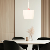 Lampa suspendata alb camera copii 1xE27 Bebe 31-72764