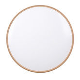 Montana Deckenleuchte weiß + Goldplafond 24 W LED 40 cm weißer Schirm