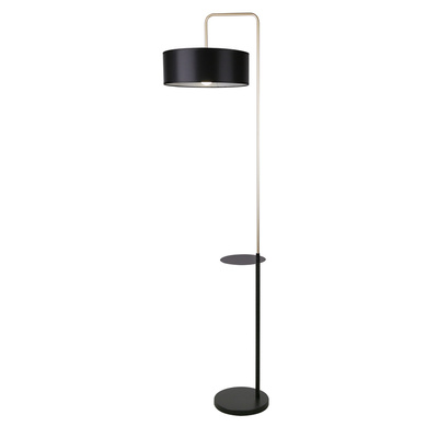Floor lamp black gold 1xE27 Impact 51-00026