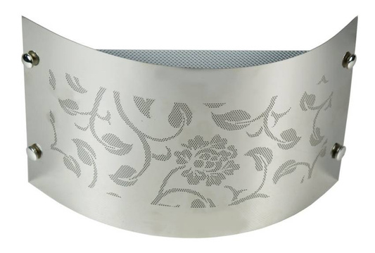Chrome metal sconce wall lamp 40W E14 Aluno 10-61686