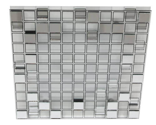 Warme quadratische LED-Spiegeldeckenleuchte Mosaik 10-30627