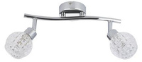 Plafonnier 2x40W G9 chromé Olimp 92-08718