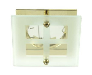 Plafonnier carré verre doré SZ-06 2229104
