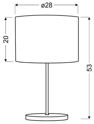 Grau/Chrom Manhattan Tischleuchte 41-55029