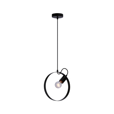 Hanging lamp black metal Nexo Ledea 50101199