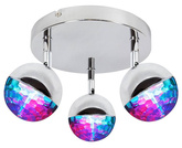 LED-Deckenleuchte 3x3W RGB PARTY 98-67784 CHROM