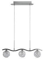 Candellux Starlet 33-85743 G9 plafonnier en cristal chromé