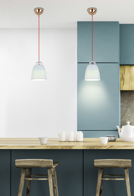 Sevilla Ledea 50101144 blaue Keramik-Pendelleuchte